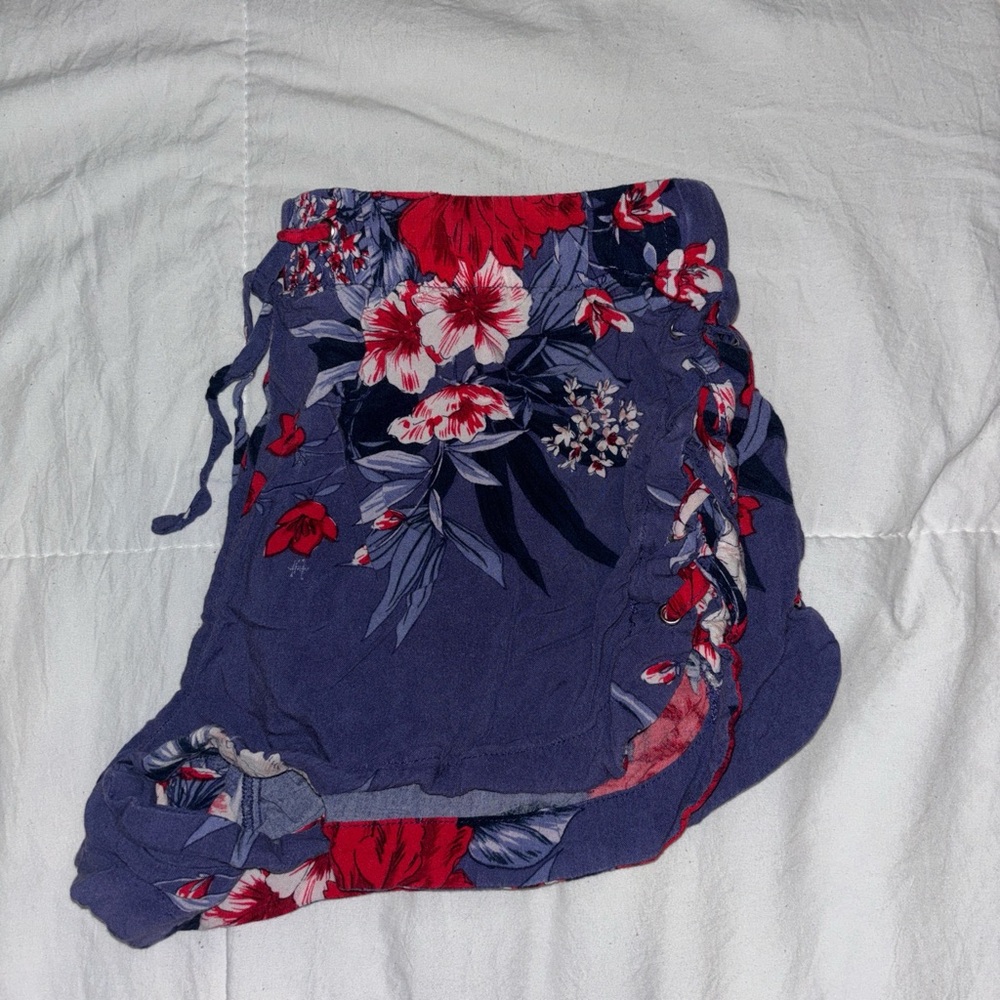 Charlotte Russe Purple Floral Shorts